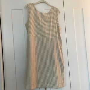 Eileen Fisher Striped Cotton Dress